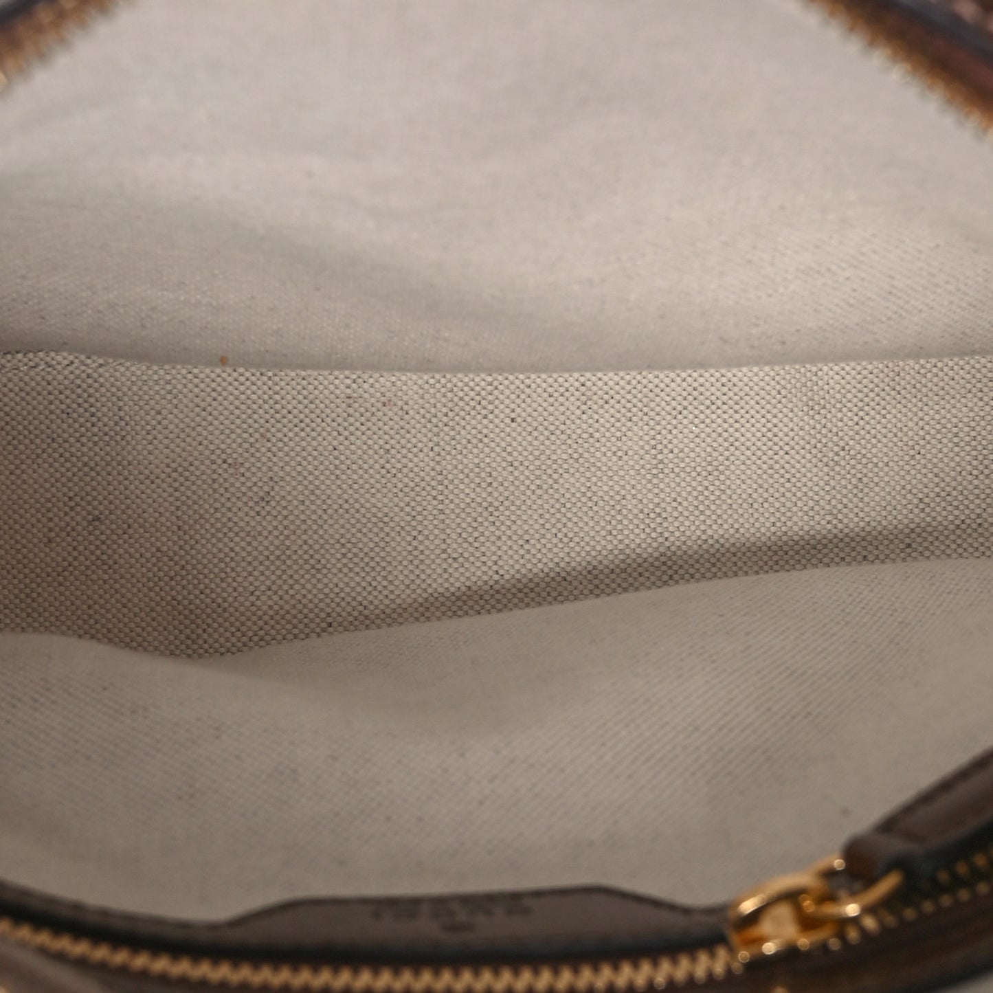 GG Supreme Monogram Azalea Calfskin Retro Interlocking G Messenger Shoulder Bag Beige Ebony Brown Sugar