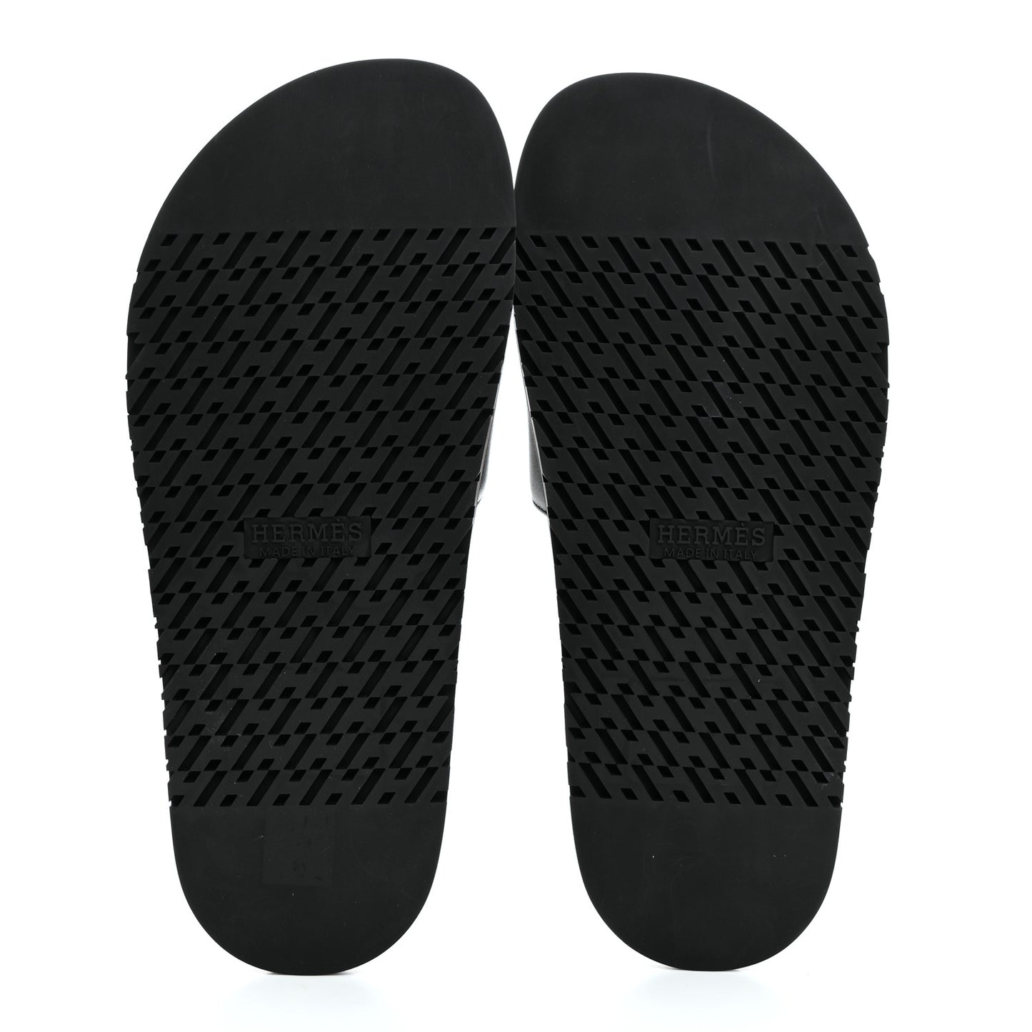 Calfskin Mens Biarritz Sandals 40 Black