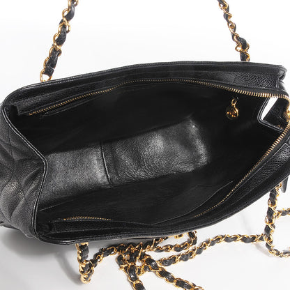 Chanel Caviar Quilted Shoulder Bag Black 5 of 9
