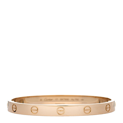Cartier 18K Yellow Gold LOVE Bracelet 17 1 of 4