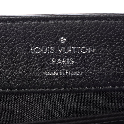 Louis Vuitton Calfskin Mechanical Flowers Lockme II Black White 6 of 10