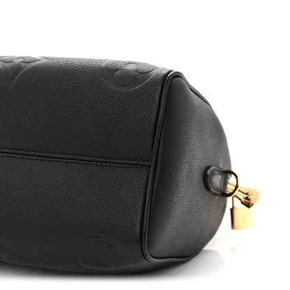 Louis Vuitton Empreinte Monogram Giant Speedy Bandouliere 25 Black 9 of 9