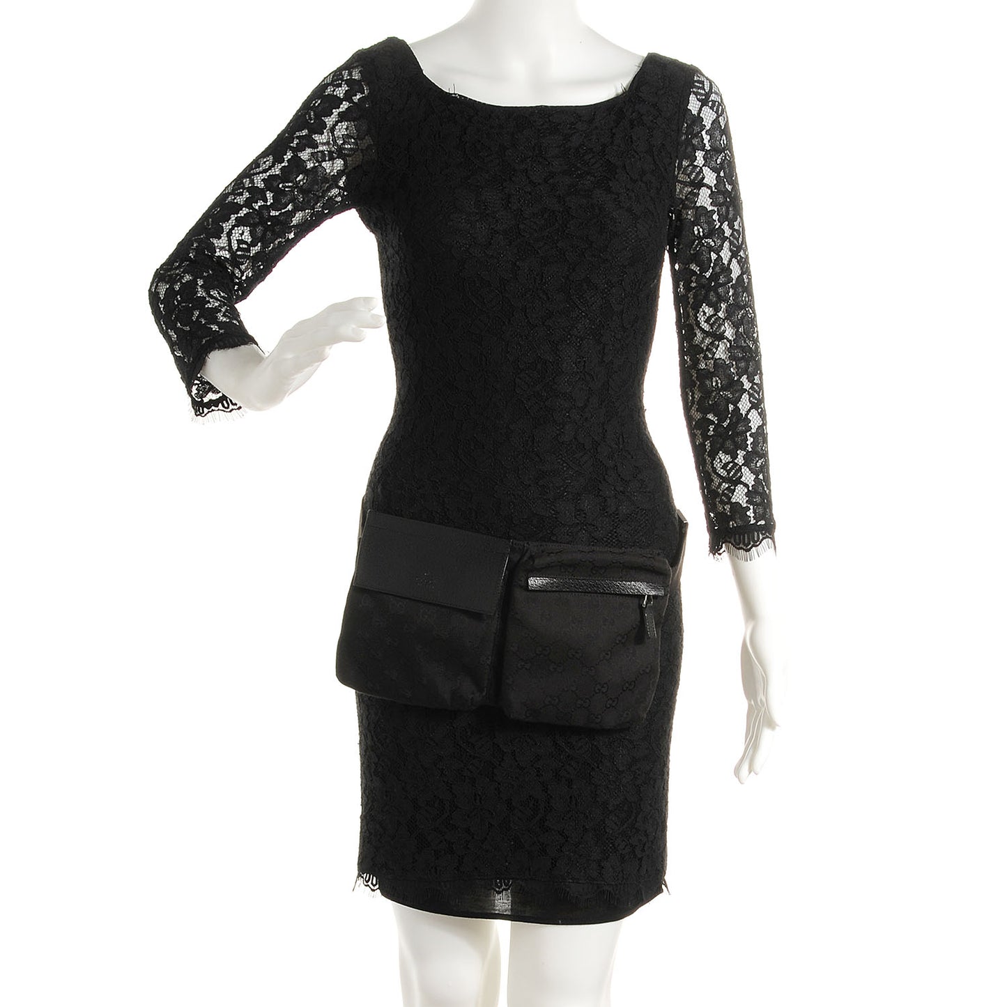 Monogram Belt Bag Black