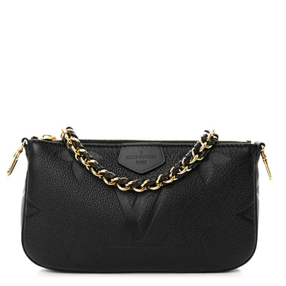 Louis Vuitton Empreinte Monogram Giant Multi Pochette Accessories Mini Pochette Black 1 of 9