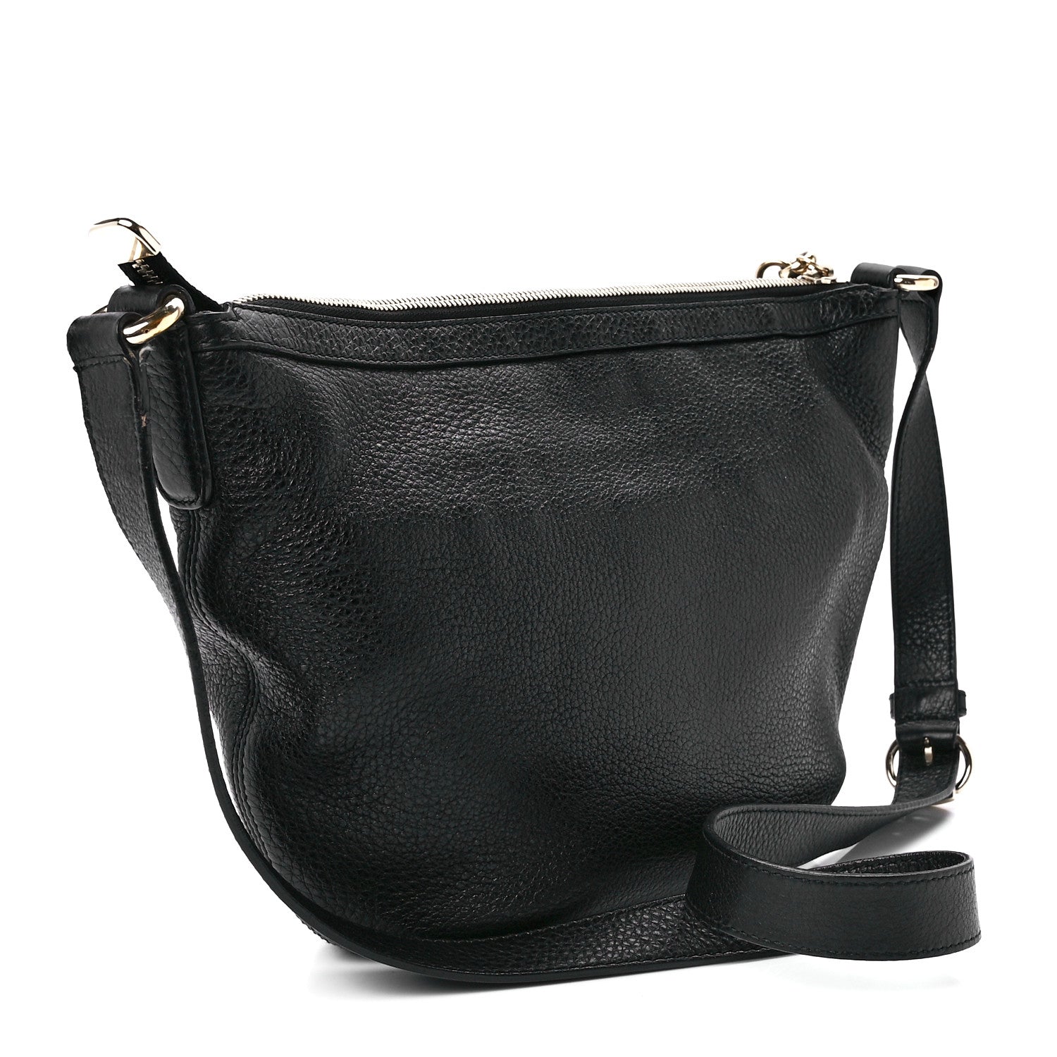 Gucci Pebbled Calfskin Small Soho Hobo Black 3 of 12