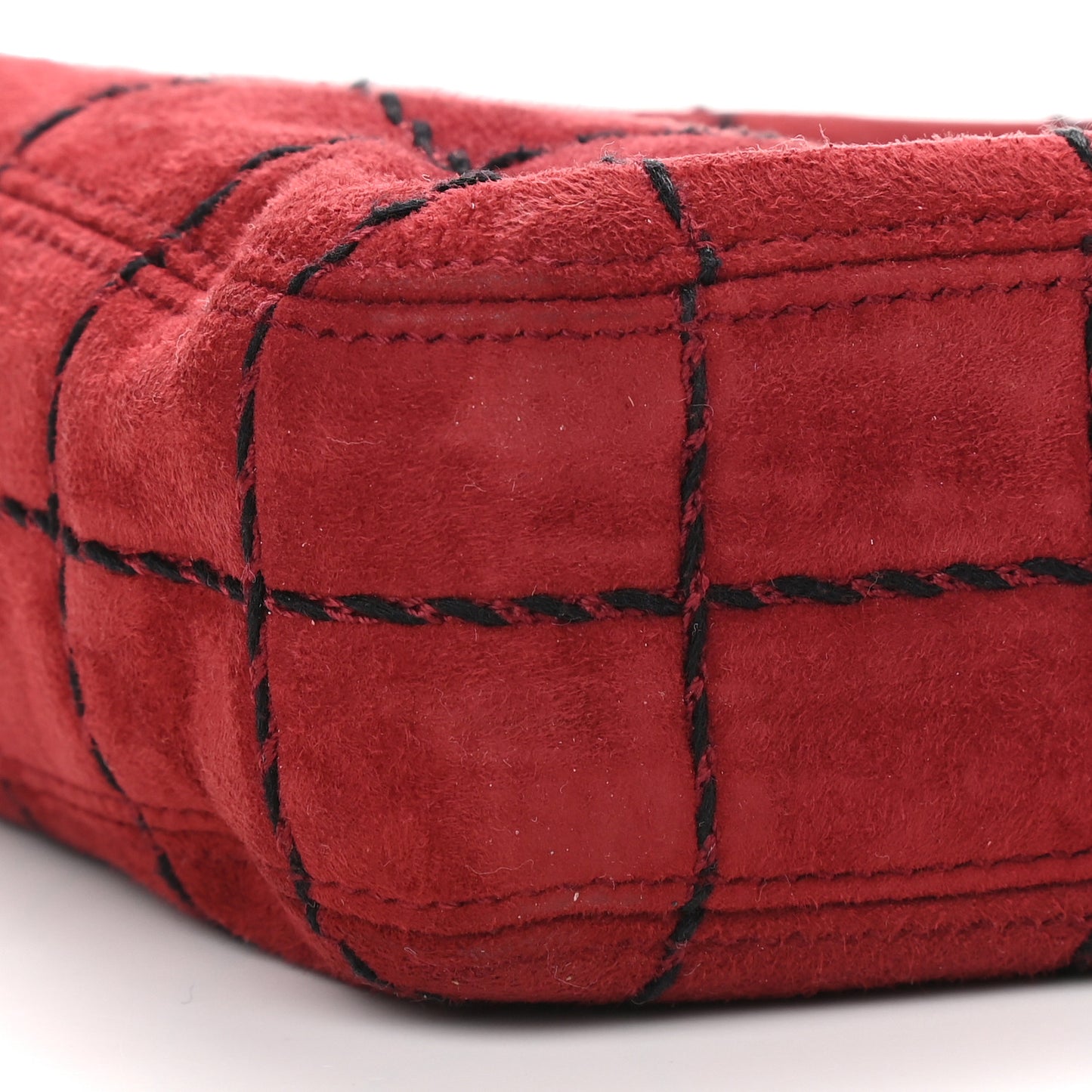 Suede Chocolate Bar Camera Case Red