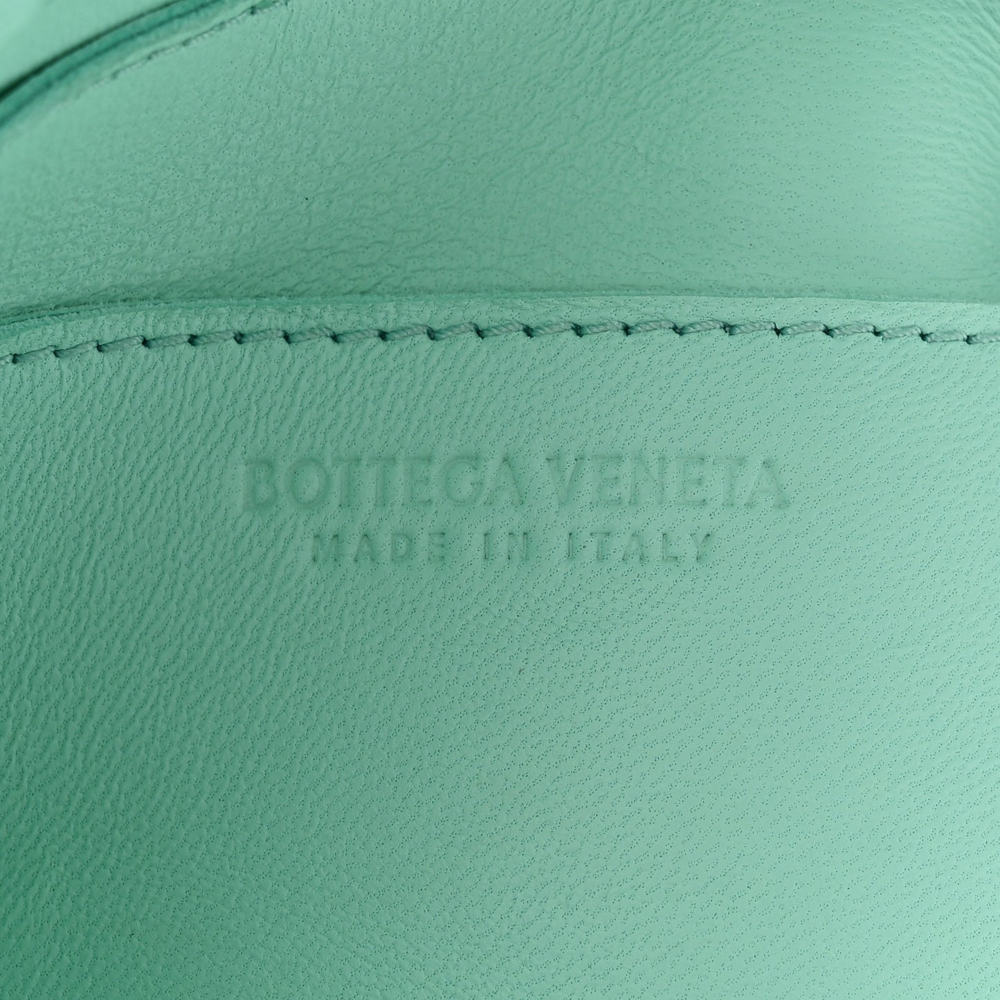 Lambskin Maxi Intrecciato Small Cassette Crossbody Bag Celadon