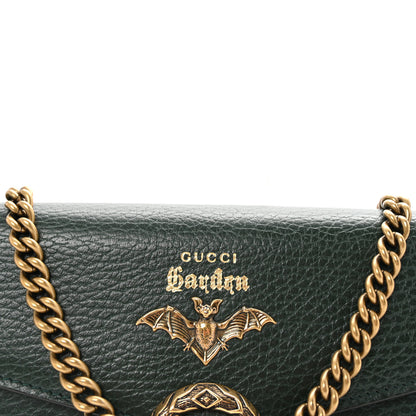 Gucci Calfskin Garden Dionysus Chain Wallet Emerald 8 of 10