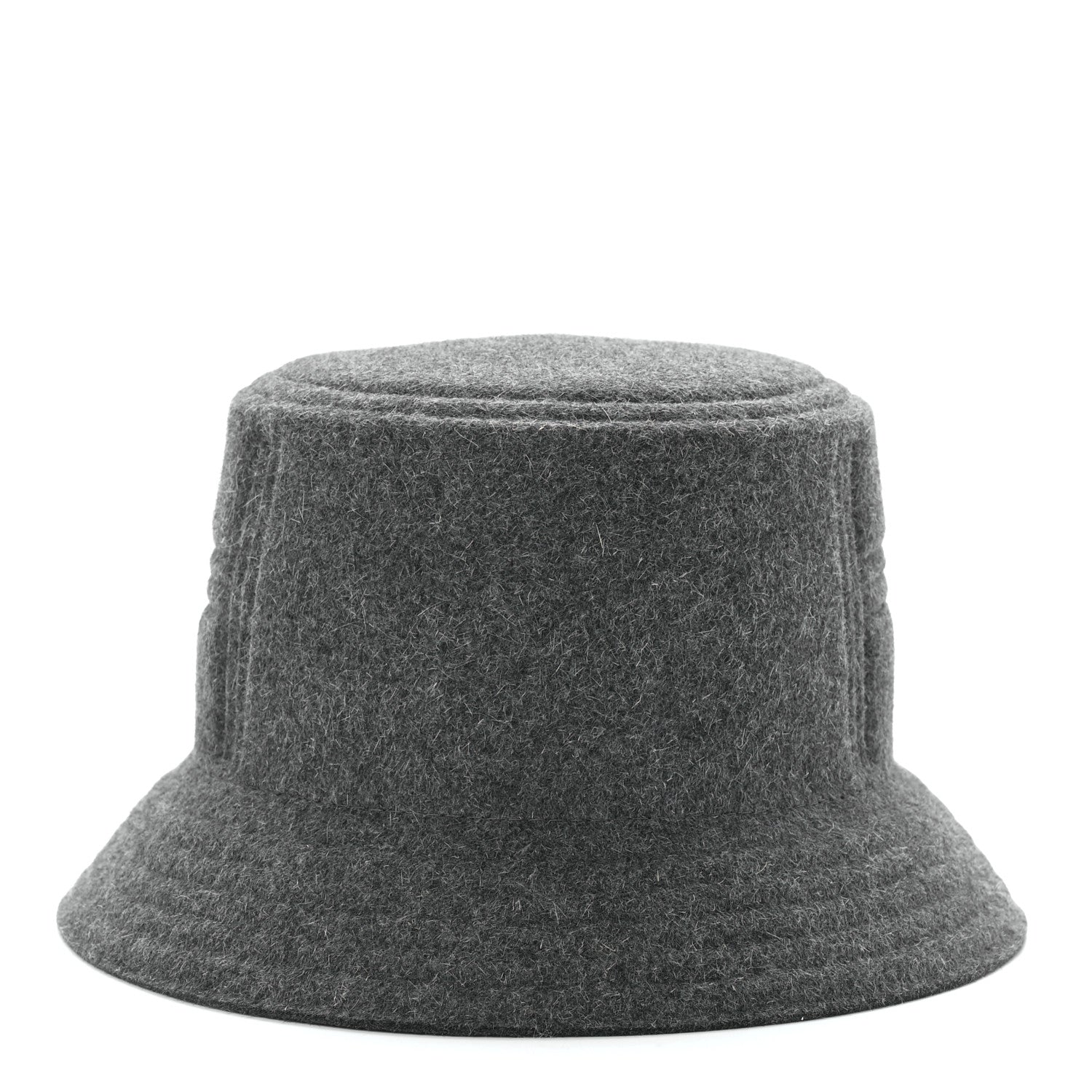 Hermes Rabbit Felt Dylan Hat 55 Charbon 2 of 8
