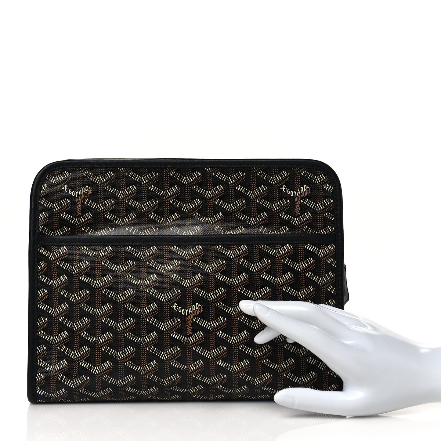 Goyardine Jouvence MM Toiletry Pouch Black