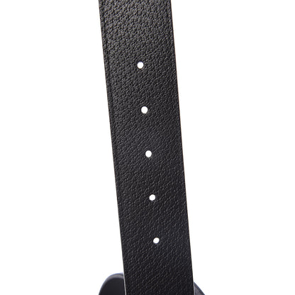 Gucci Textured Calfskin Double G 40mm Belt 80 32 Black 4 of 5