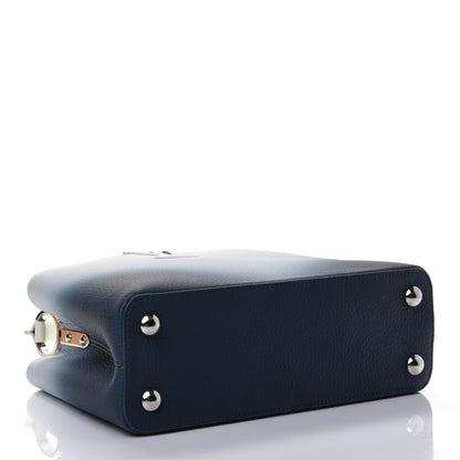 Louis Vuitton Taurillon Gradient Capucines BB Denim Blue 3 of 4
