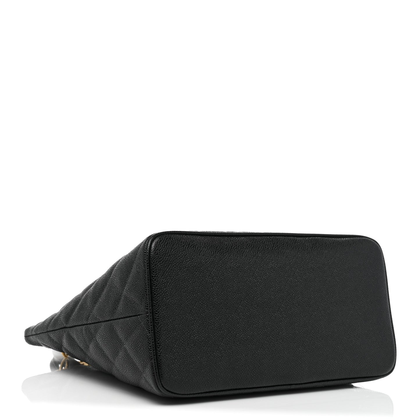 Caviar Quilted Medallion Tote Black
