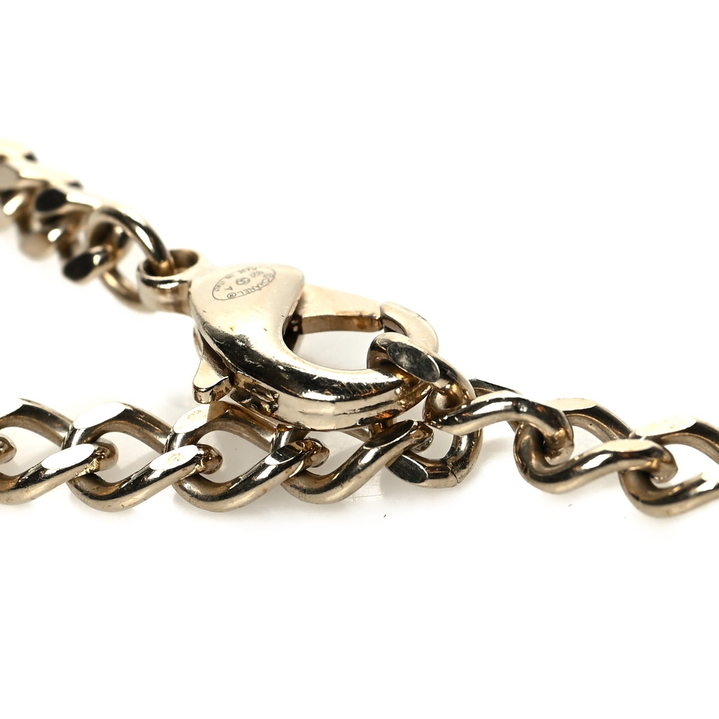Crystal CC Chain Belt 90 Gold