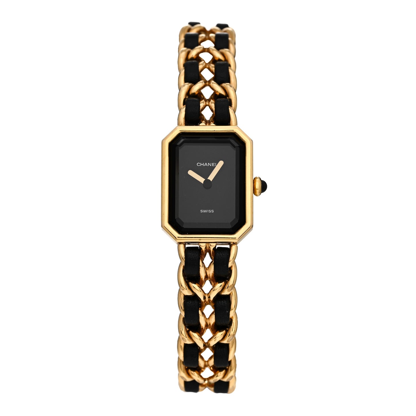 Stainless Steel Lambskin 20mm Chain Premiere Quartz Watch Gold M