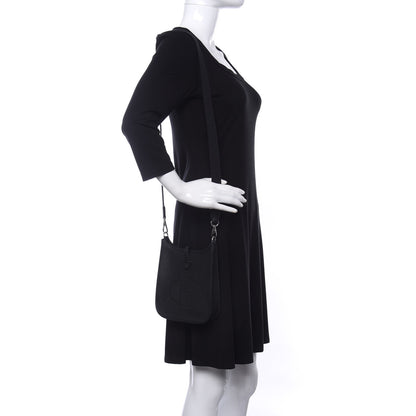 Hermes Taurillon Clemence Evelyne TPM Black 2 of 11
