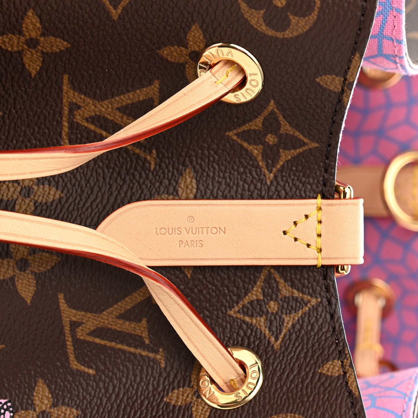 LV x YK Monogram Kusama Pumpkin Neonoe MM