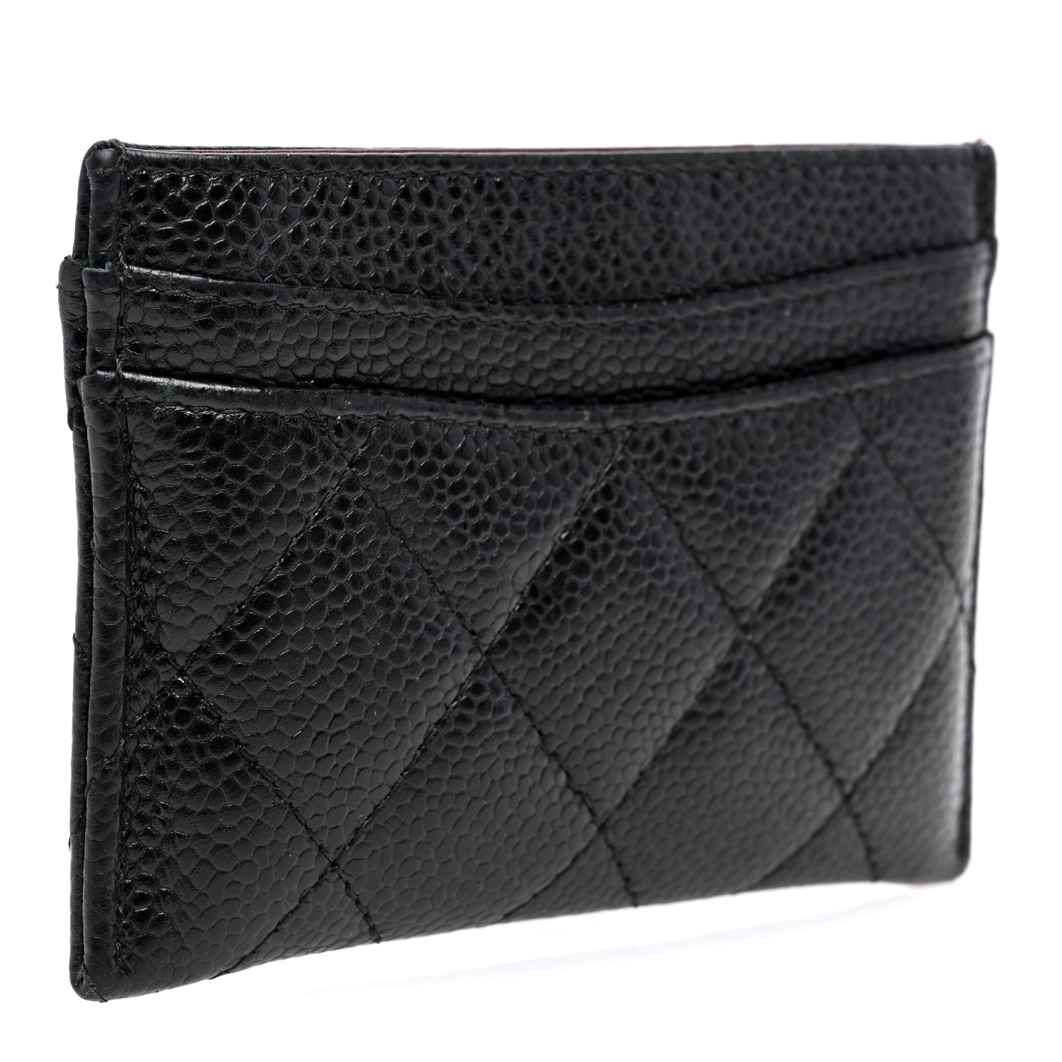 Chanel Caviar Quilted Card Holder Black 3 of 7