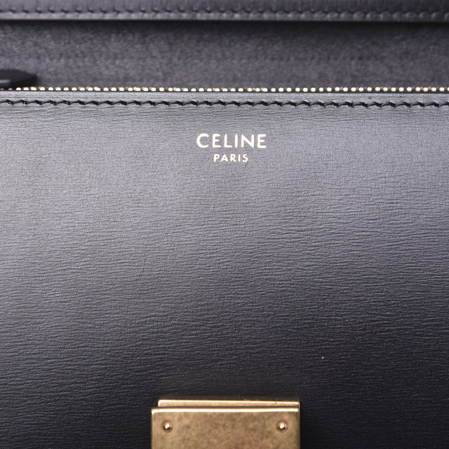 Box Calfskin Medium Classic Box Flap Bag Black