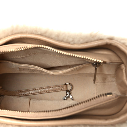 Chanel Shearling Small Gabrielle Hobo Dark Beige 5 of 10