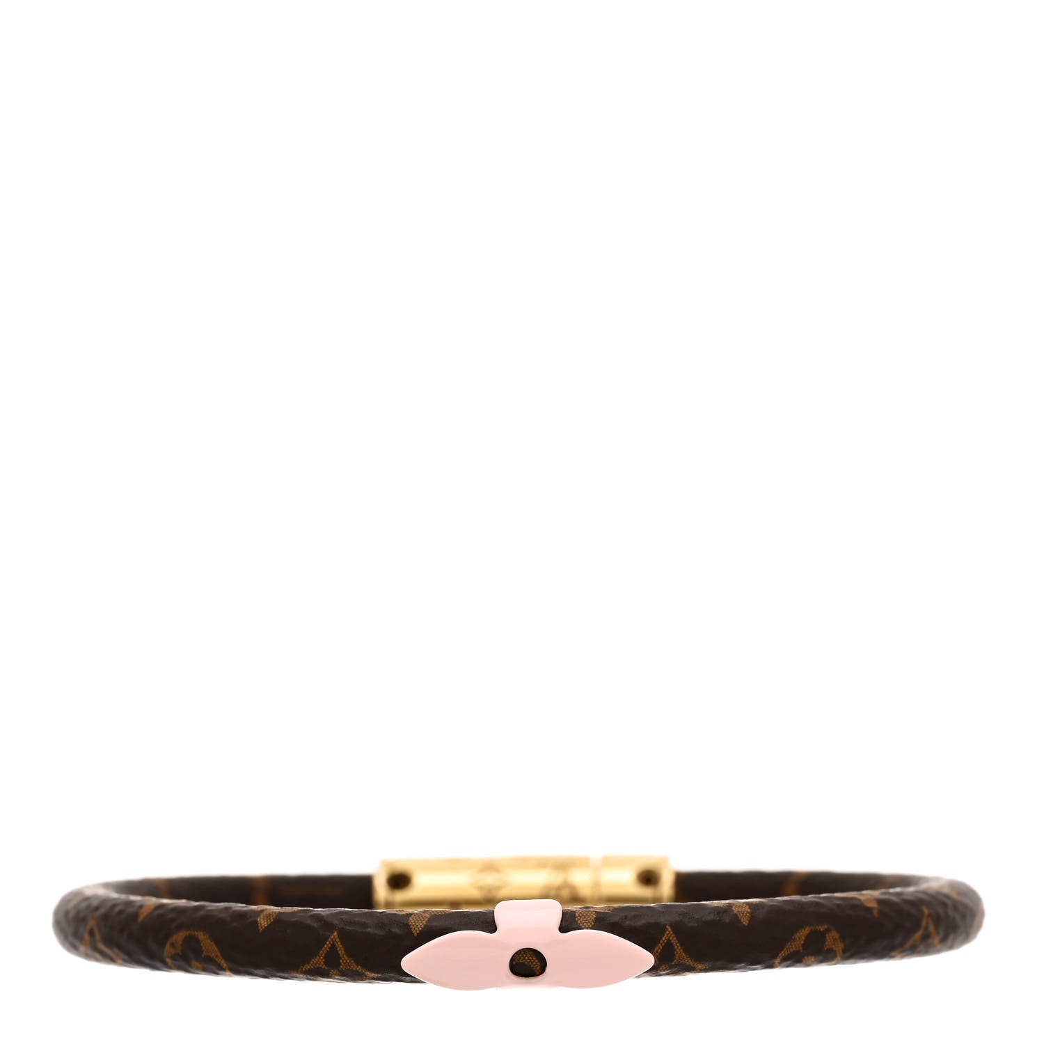 Louis Vuitton Monogram Daily Confidential Bracelet 17 Rose Ballerine 1 of 4
