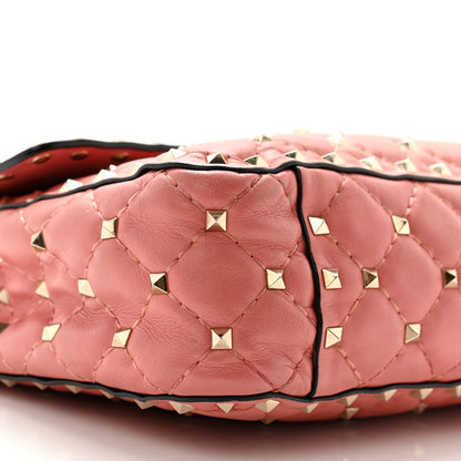 Valentino Garavani Nappa Medium Rockstud Spike Shoulder Bag Paradise Rose 9 of 10