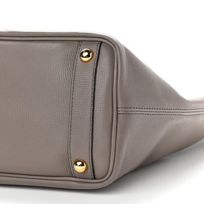 Burberry Derby Calfskin Medium Honeybrook Tote Thistle Grey 8 of 8