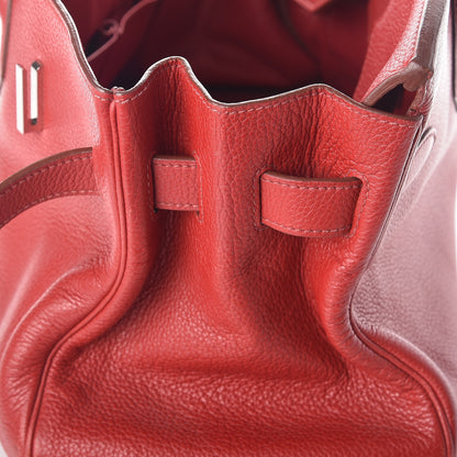 Hermes Taurillon Clemence JPG Shoulder Birkin II 42 Rouge Vif 27 of 34