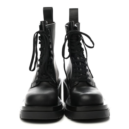 Bottega Veneta Calfskin The Lug Lace Up 30/70mm Ankle Boots 38 Black 2 of 8