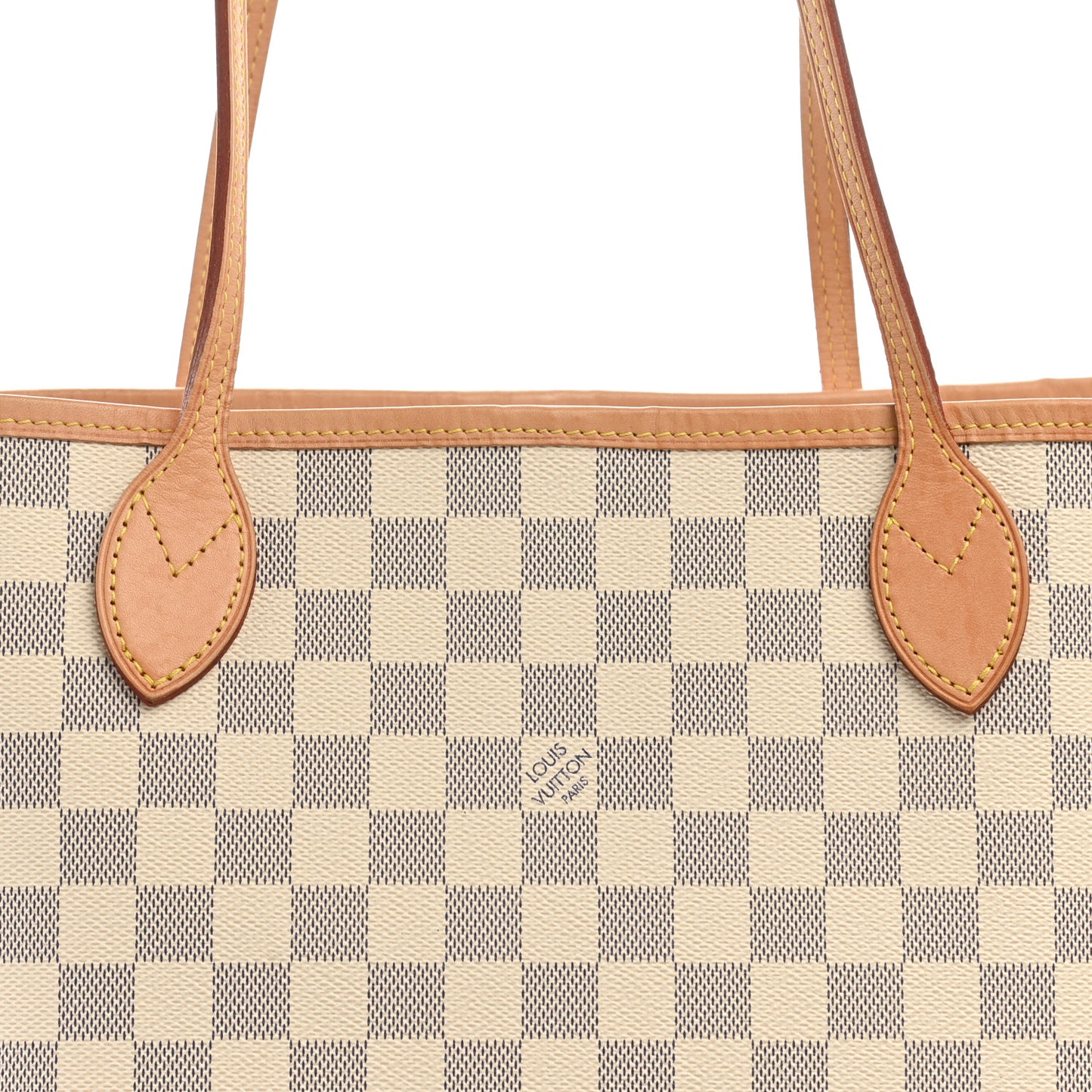 Damier Azur Neo Neverfull MM Rose Ballerine