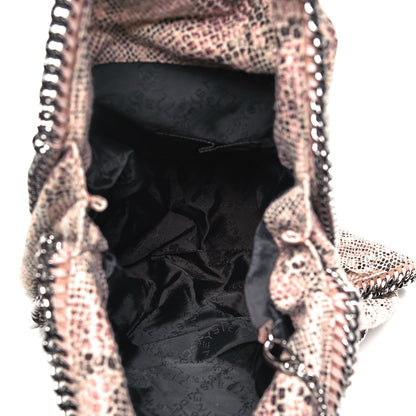 Stella McCartney Eco Python Large Falabella Tote Camel 7 of 9