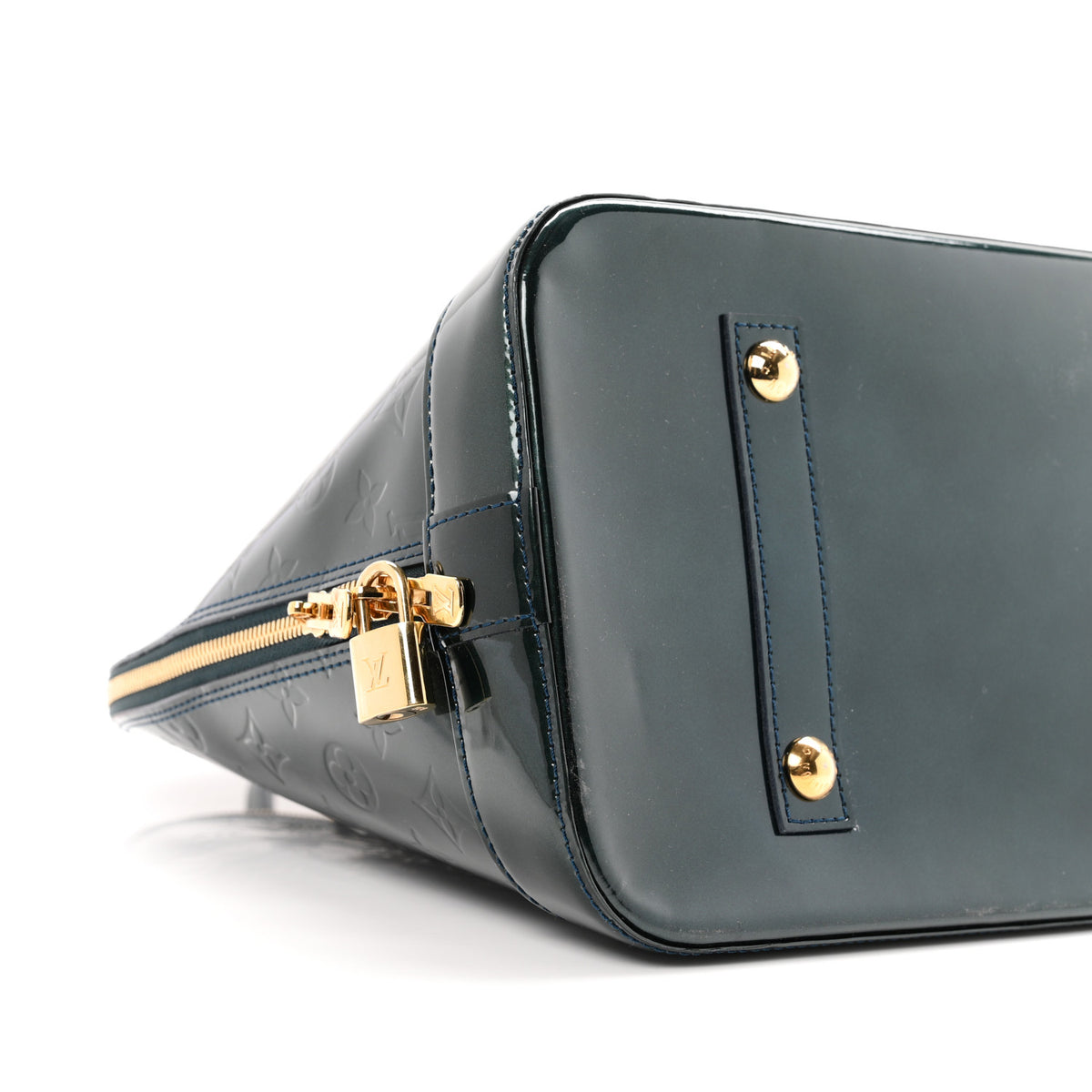 Louis Vuitton Vernis Alma GM Blue Nuit 15 of 16