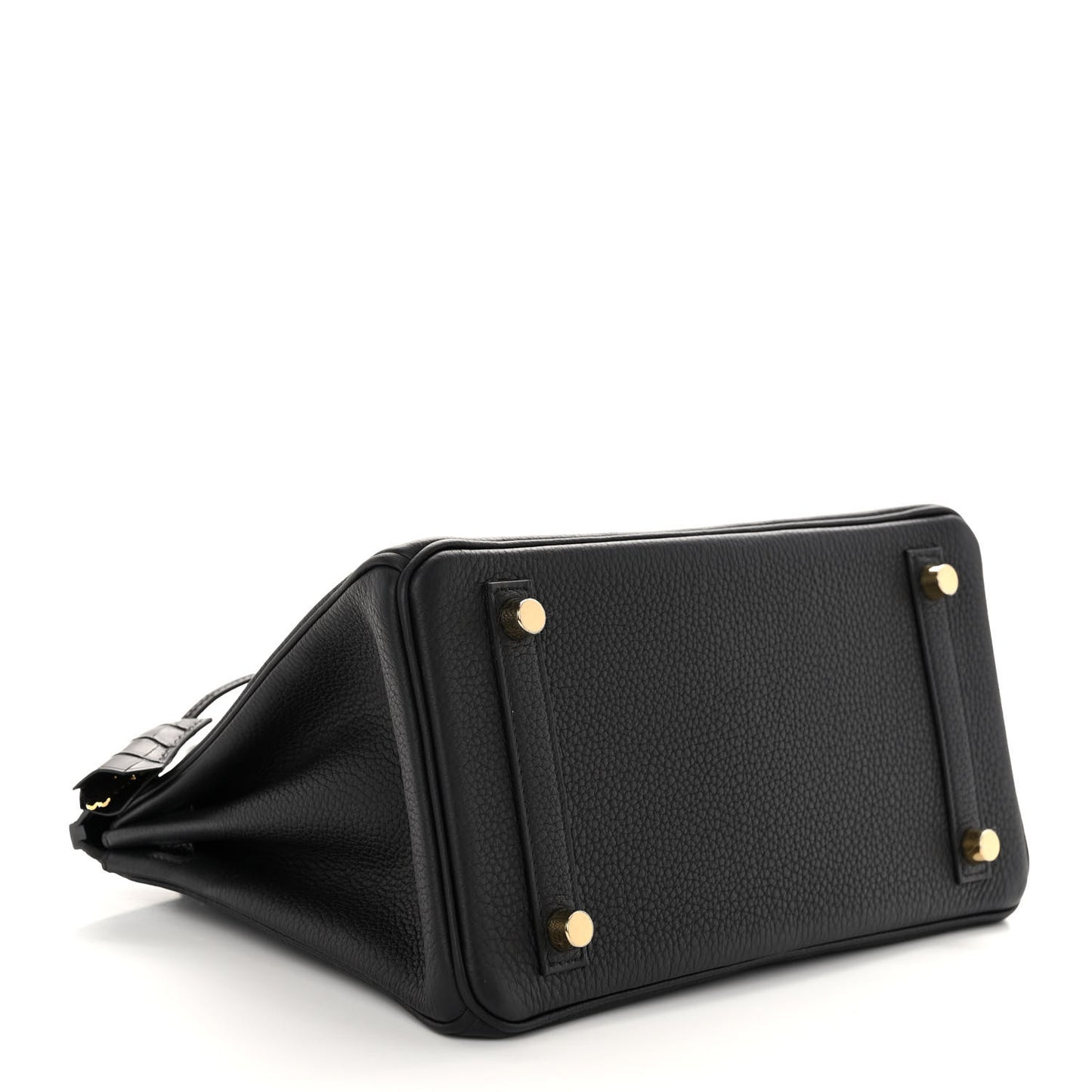 Togo Matte Alligator Birkin Touch 25 Black