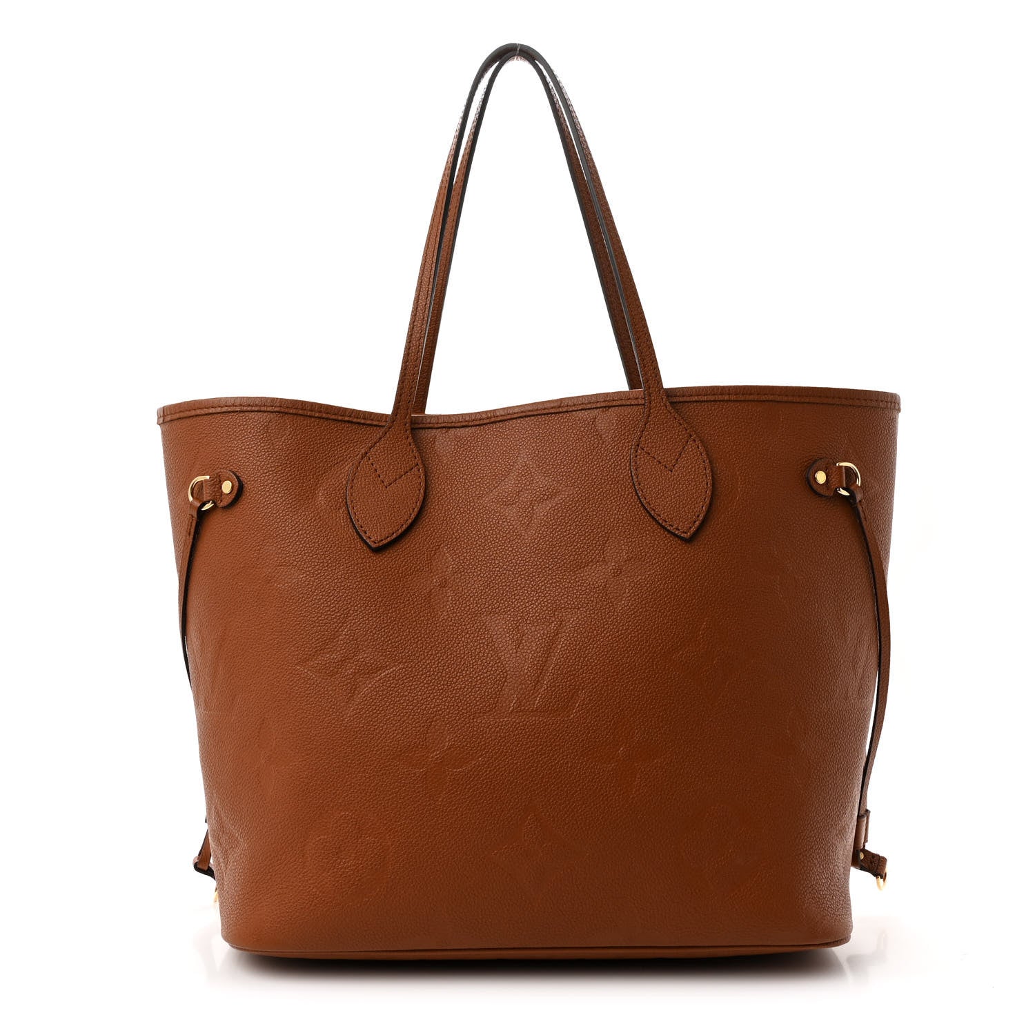 Louis Vuitton Empreinte Monogram Giant Neverfull MM Cognac 1 of 9