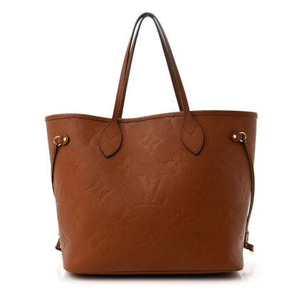Louis Vuitton Empreinte Monogram Giant Neverfull MM Cognac 1 of 9