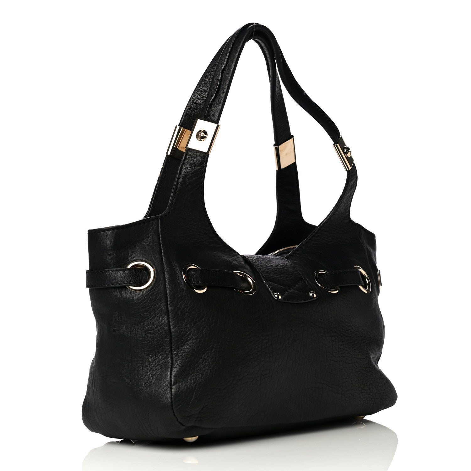 Jimmy Choo Calfskin Small Ramona Black 4 of 12