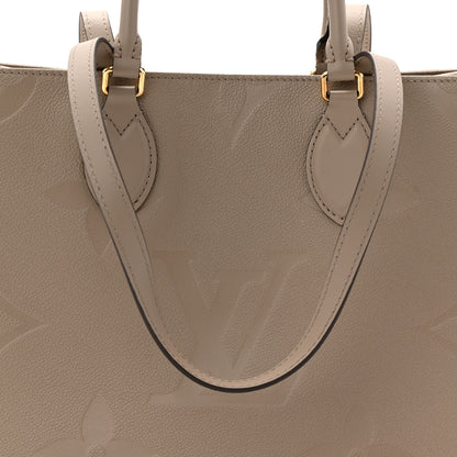 Louis Vuitton Empreinte Monogram Giant Onthego MM Tourterelle 7 of 9