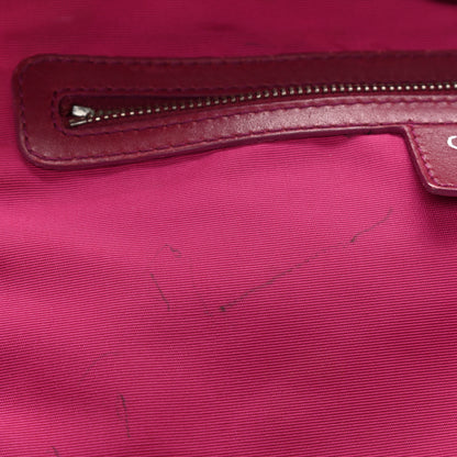 Christian Dior Coated Canvas Cannage Small Panarea Tote Fuchsia 10 of 12