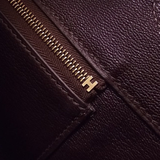 Hermes Crocodile BIRKIN 35 Burgundy 10 of 13