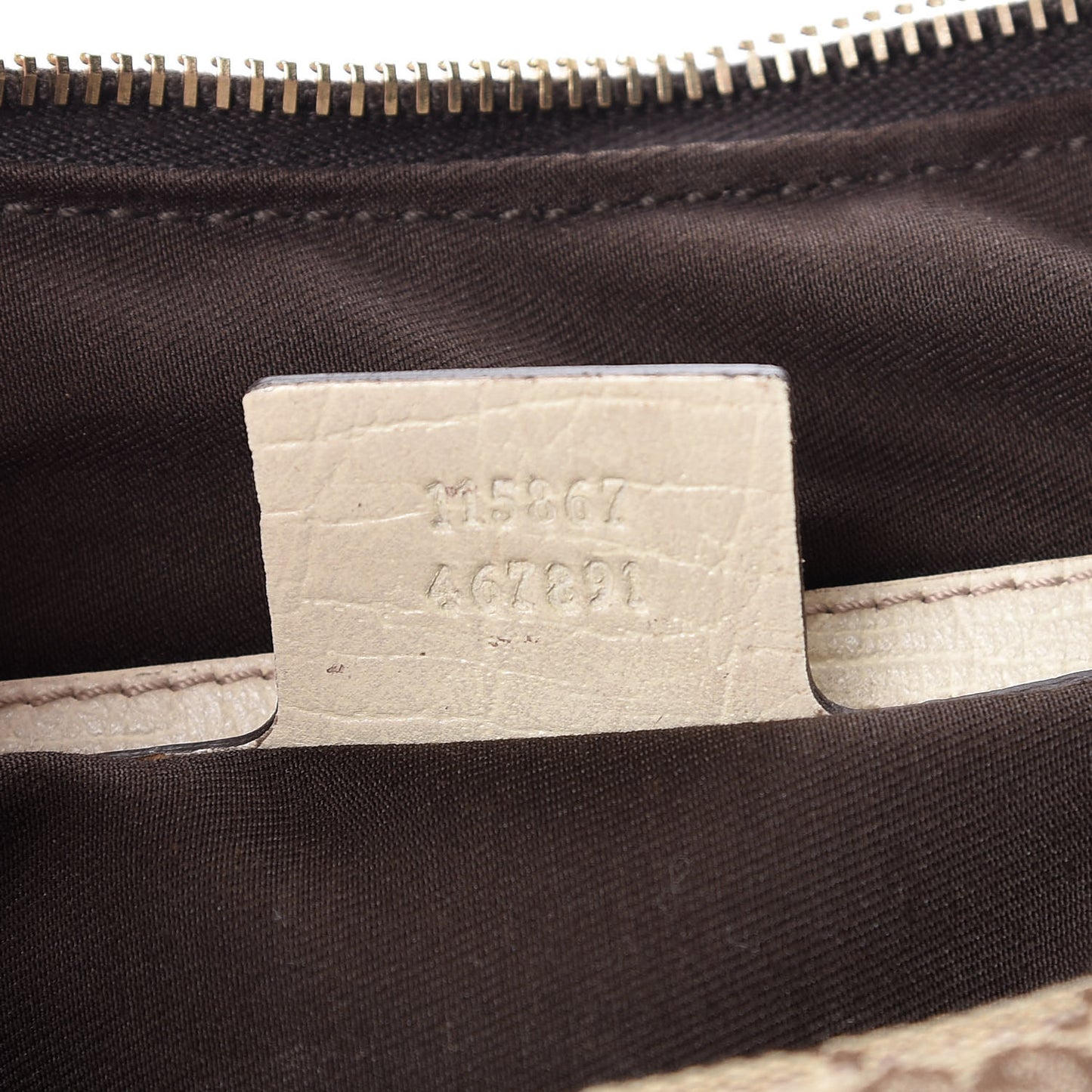 Monogram Medium Horsebit Chain Hobo Off White