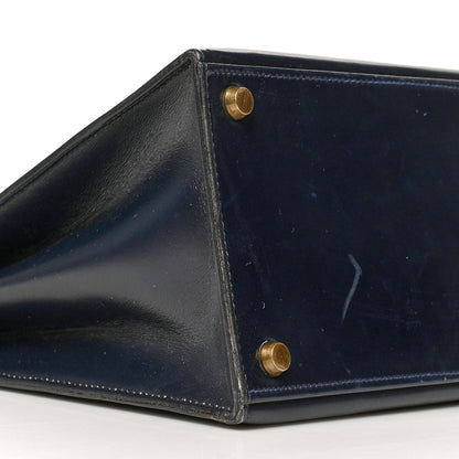 Hermes Box Kelly Sellier 28 Bleu Marine 8 of 13