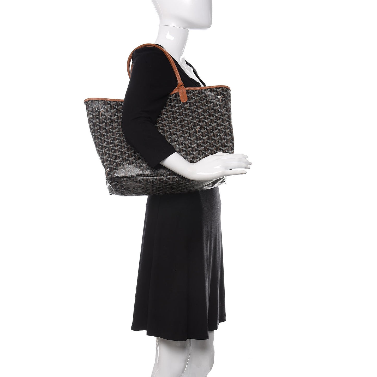 Goyardine Saint Louis PM Black Gold
