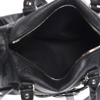 Balenciaga Matte Goatskin Rubber Covered Classic Hardware Mini Twiggy Black 5 of 9