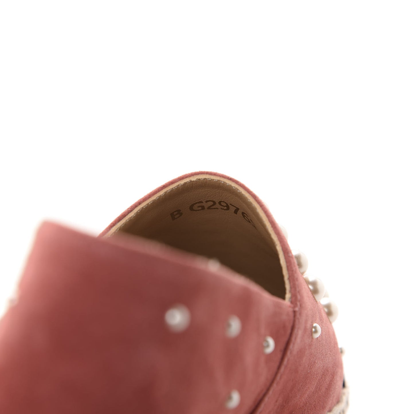 Suede Pearl CC Espadrilles 36 Pink