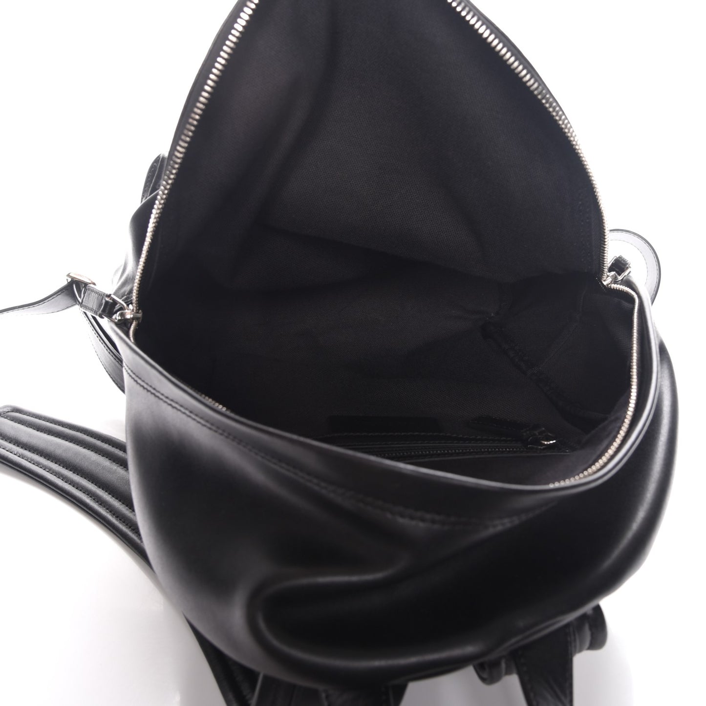 Calfskin Star Mini Backpack Black Red