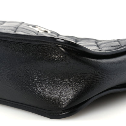 Chanel Aged Calfskin Quilted Large Working Vibe Camera Case Black 10 of 10