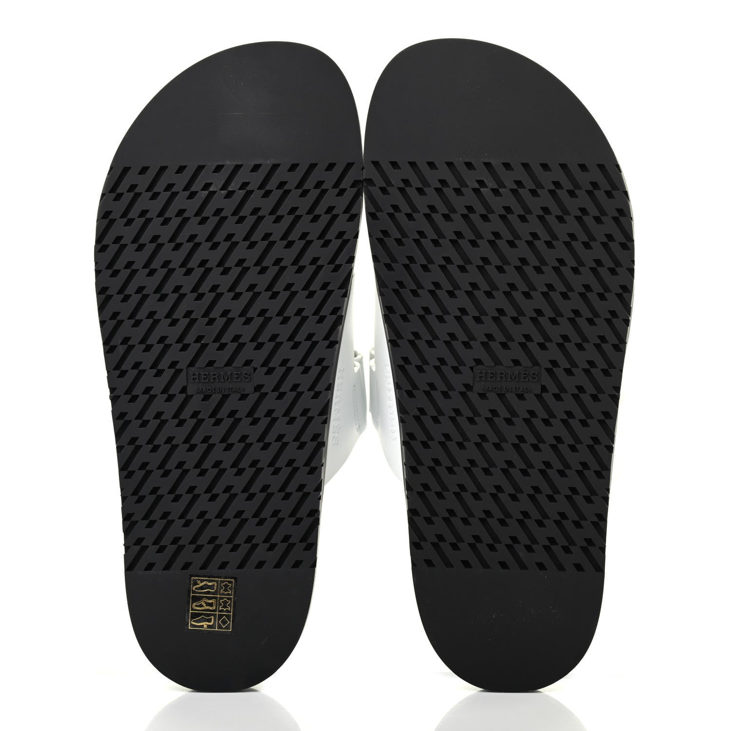 Hermes Calfskin Womens Chypre Sandals 40 White 5 of 7