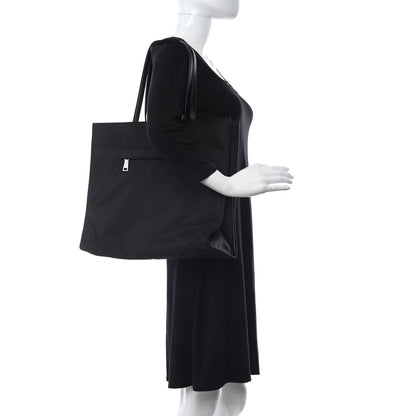 Prada Tessuto Nylon Tote Bag Black 2 of 10