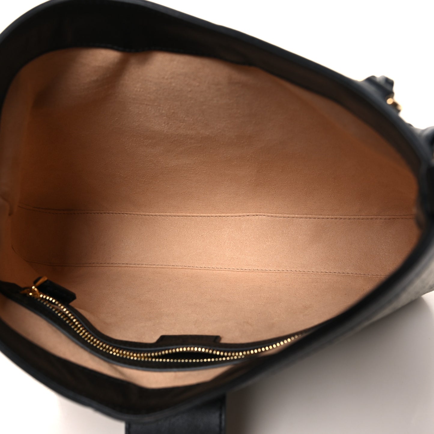 GG Supreme Monogram Medium Padlock Shoulder Bag Black