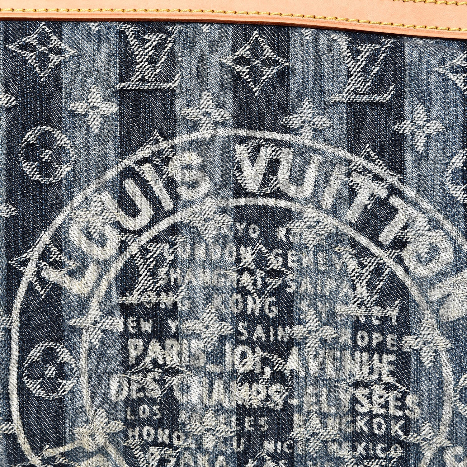 Louis Vuitton Denim Raye Cabas GM 13 of 13